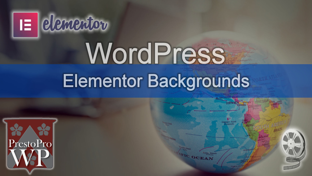 WordPress, Elementor, Backgrounds