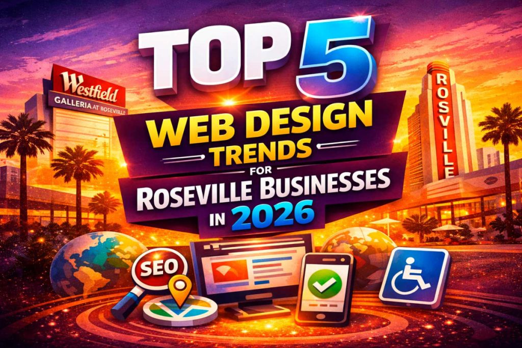 top 5 web design trends for roseville businesses in 2026